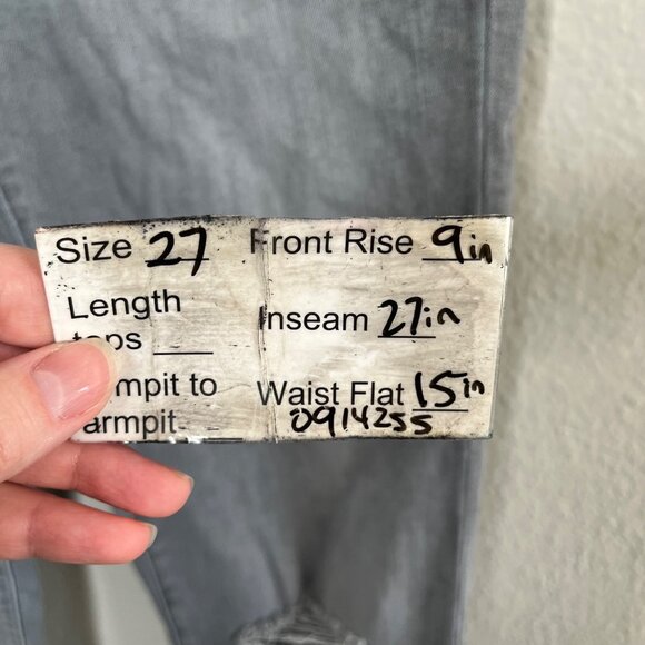 Hudson Womens Gray Natalie Midrise Bootcut Crop Jeans Size 27 - Picture 11 of 11